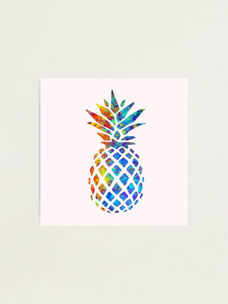 Crystal pineapple. Watercolor, me. : r/Watercolor