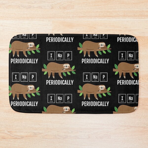 Item preview, Chemistry Sloth Periodic Table Nap Periodically designed and sold by EstelleStar.