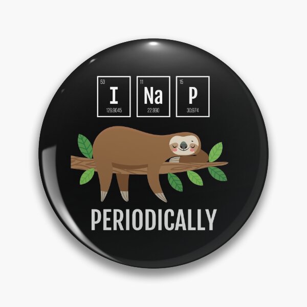Item preview, Chemistry Sloth Periodic Table Nap Periodically designed and sold by EstelleStar.