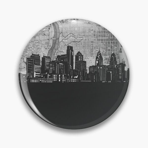 Item preview, philadelphia skyline designed and sold by BekimART.