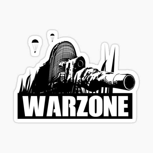 Warzone for game fans Sticker