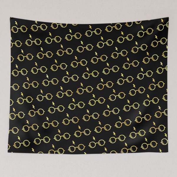 Item preview, Glasses & Lightning Bolt Wizard Boy - Yellow designed and sold by Rainbows Galore.