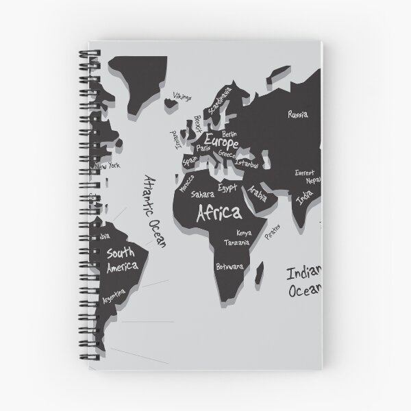 Item preview, World map designed and sold by studio838.