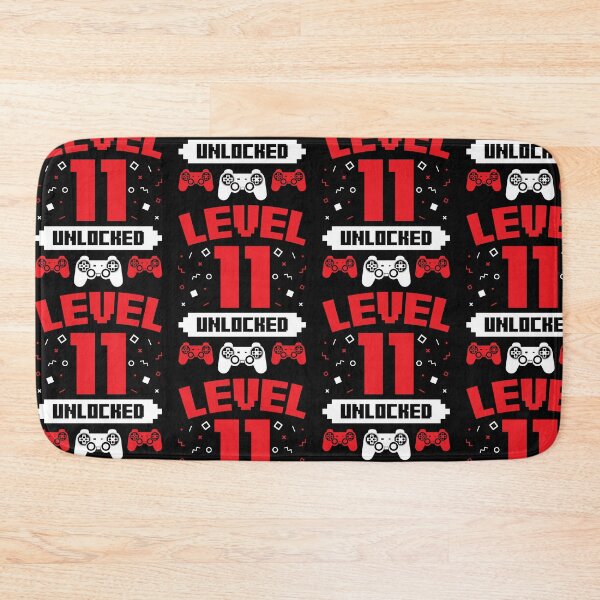 Item preview, Video Gaming Gamer 11th Birthday Present Gift Level 11, Eleven,  Unlocked designed and sold by EstelleStar.