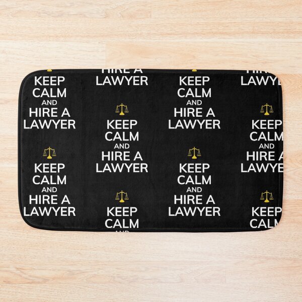 Item preview, Funny Lawyer Gift, Design - Keep Calm and Hire a Lawyer designed and sold by EstelleStar.