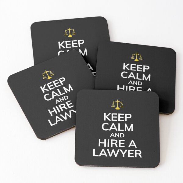 Item preview, Funny Lawyer Gift, Design - Keep Calm and Hire a Lawyer designed and sold by EstelleStar.