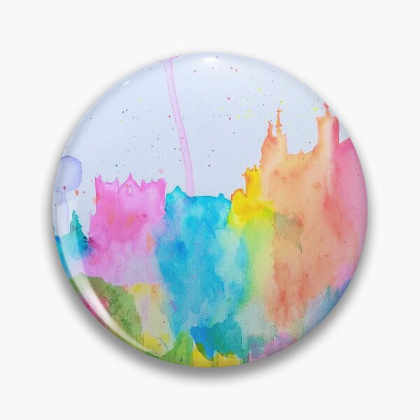 Item preview, Lyon City - Colorful Skyline designed and sold by acdlart.