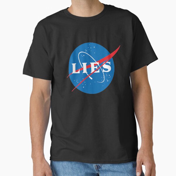 Item preview, NASA Lies Flat Earth designed and sold by poopfactory.
