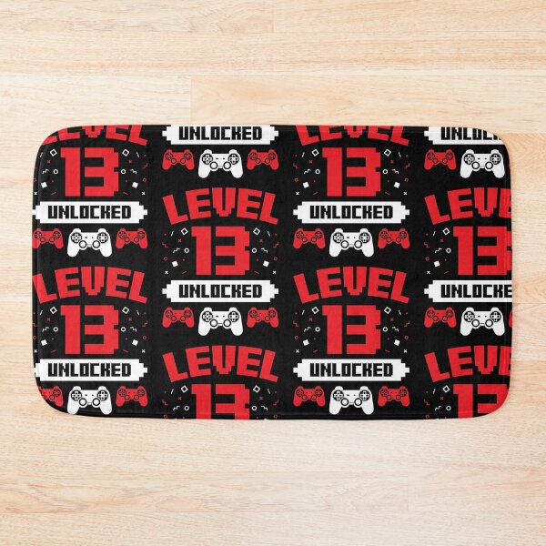 Item preview, Level 13 Unlocked - Video Gaming Gamer Thirteenth Birthday Gift designed and sold by EstelleStar.