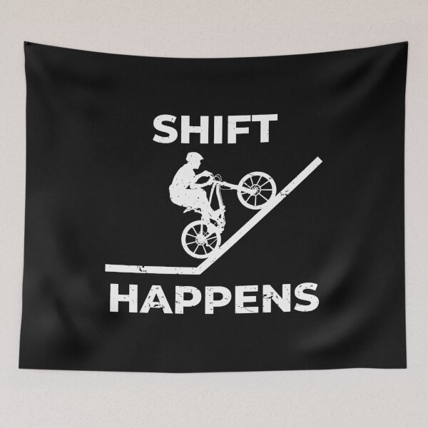 Item preview, Funny Mountain Bike Design, Gift - SHIFT Happens designed and sold by EstelleStar.