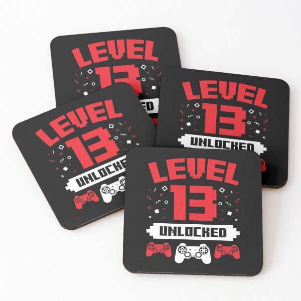 Item preview, Level 13 Unlocked - Video Gaming Gamer Thirteenth Birthday Gift designed and sold by EstelleStar.