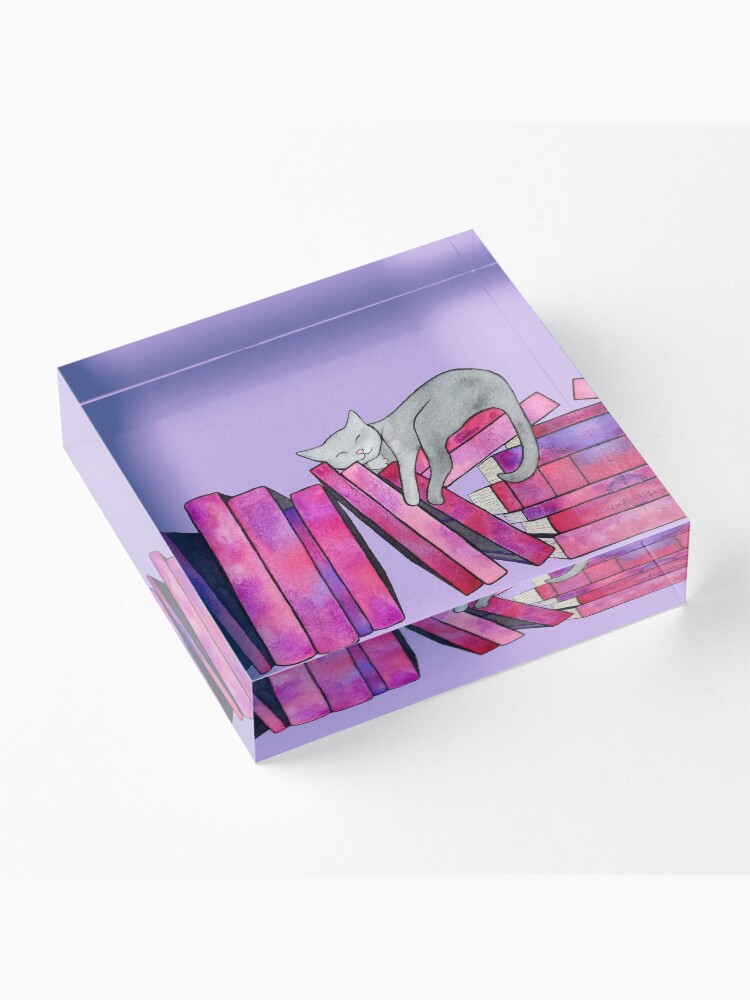 Alternate view of Literary Naps Acrylic Block