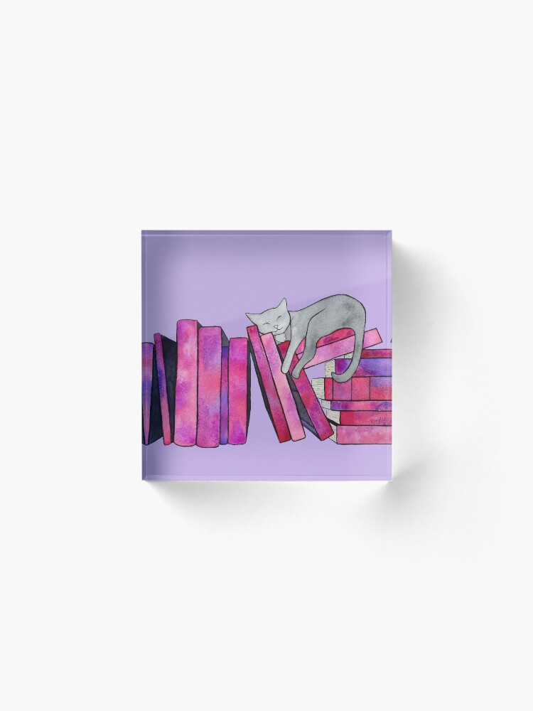 Alternate view of Literary Naps Acrylic Block