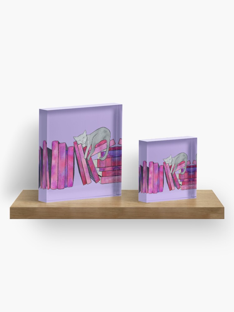 Alternate view of Literary Naps Acrylic Block