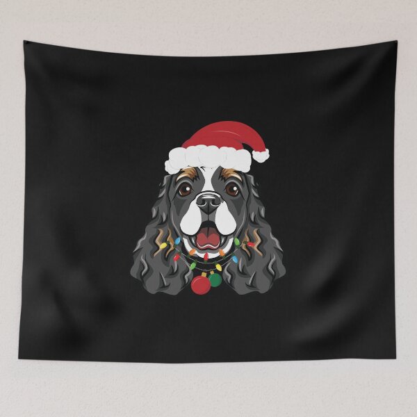 Item preview, Cocker Spaniel Christmas designed and sold by EstelleStar.