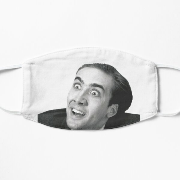 Nicolas Cage Meme Shirts Flat Mask