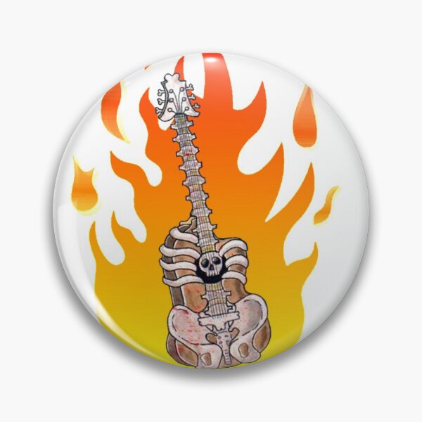 Item preview, Guitarra en fuego designed and sold by HandLu.