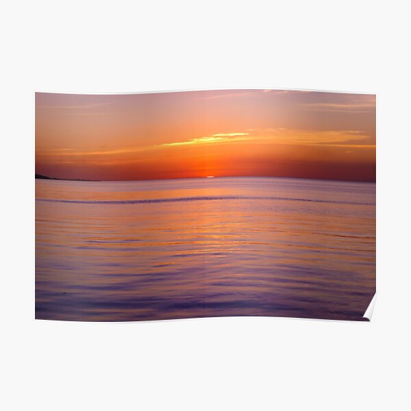Sunset on the Malecon in Campeche Poster