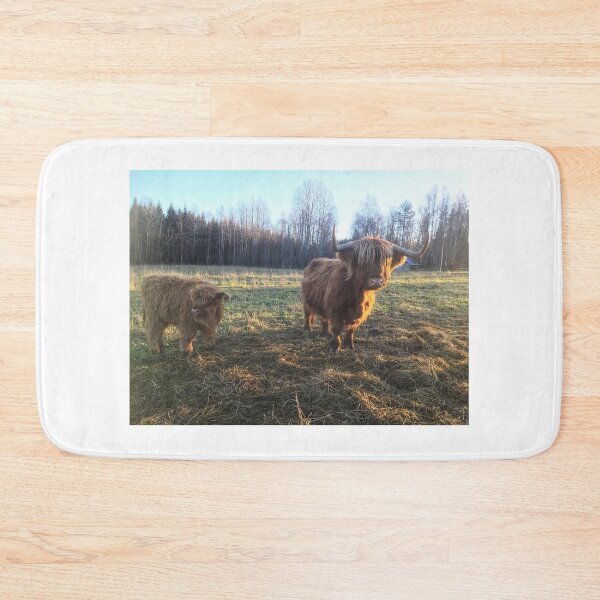 Item preview, Scottish Highland Cattle Cow and Calf 1848 designed and sold by SaarelaHighland.