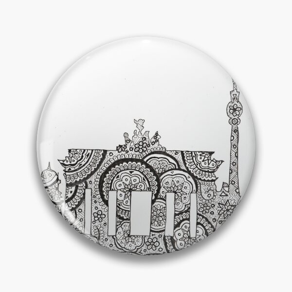 Item preview, Berlin Skyline Mandala designed and sold by acdlart.