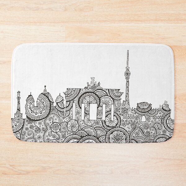 Item preview, Berlin Skyline Mandala designed and sold by acdlart.