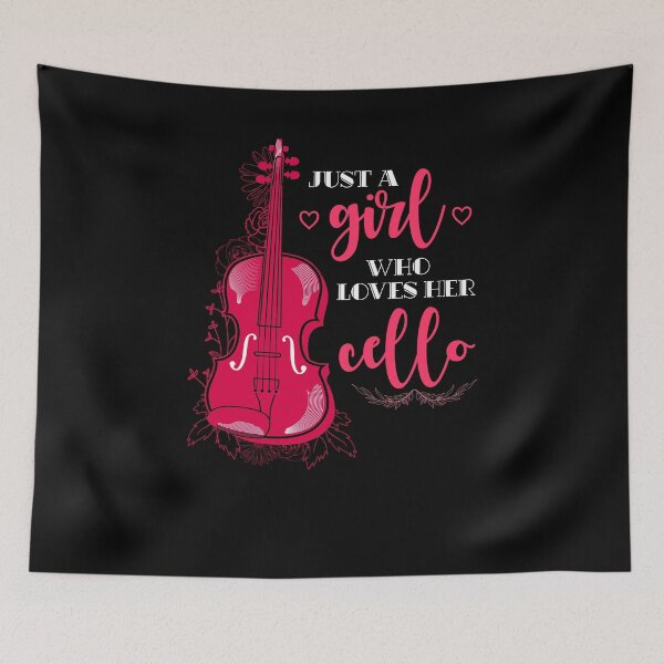 Item preview, Girl cello music cello designed and sold by bestshirtdesign.