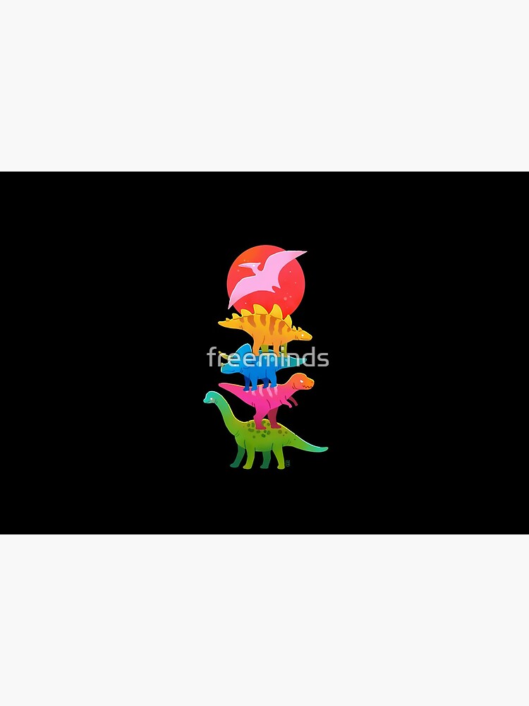 Colourful dinosaurs by freeminds