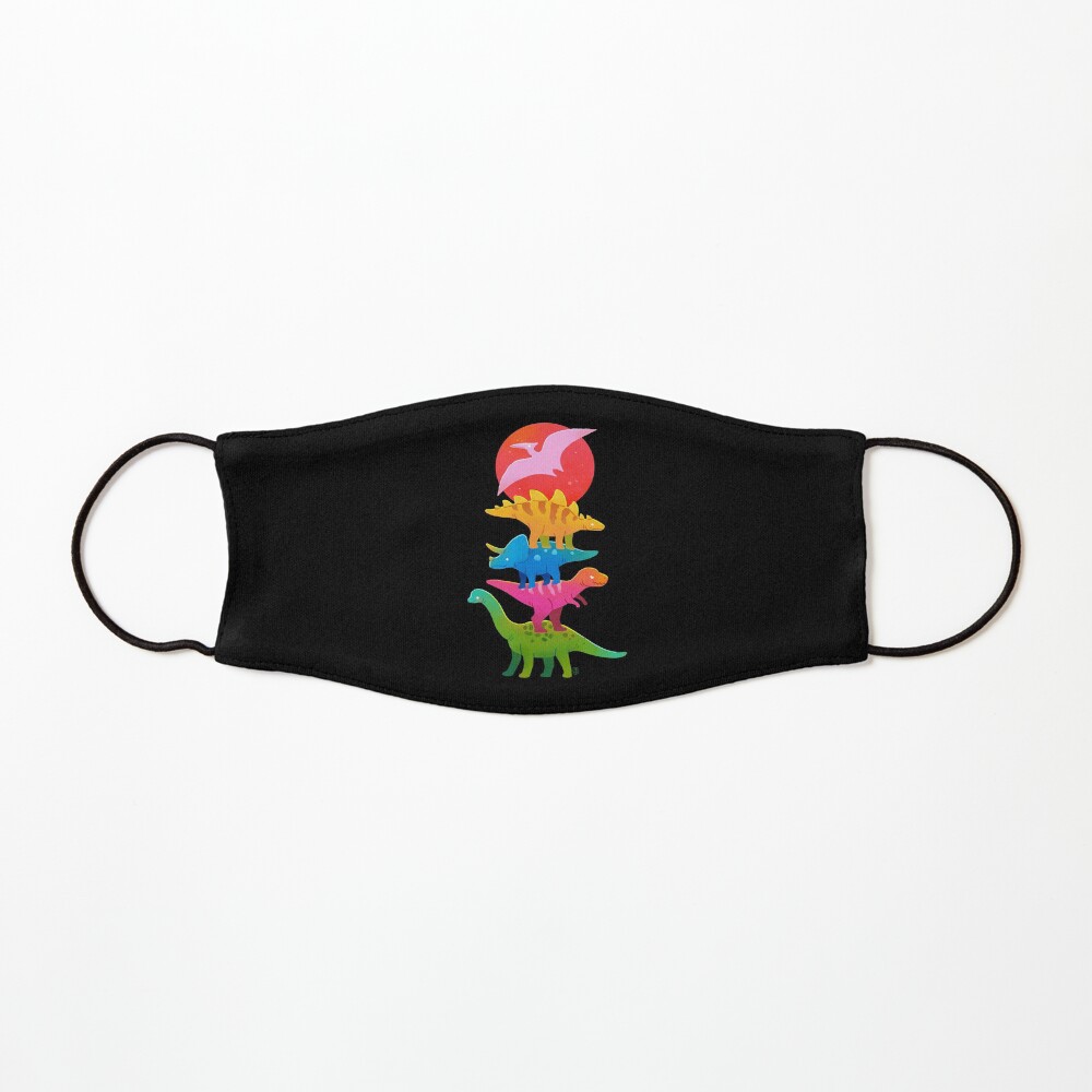 Colourful dinosaurs Mask
