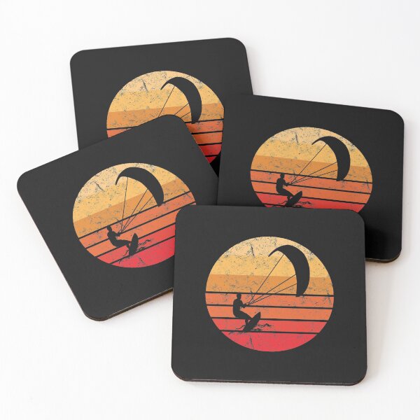 Item preview, Retro Kiteboarding, Kitesurfer, Sunset designed and sold by EstelleStar.