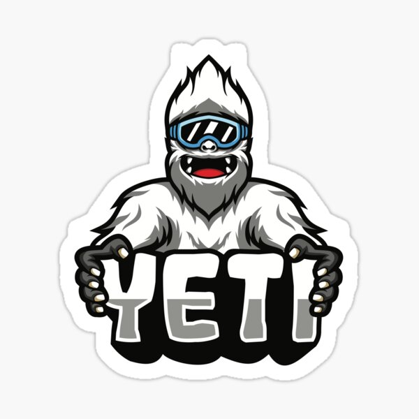 Yellow yeti cup Sticker for Sale by Agbef10