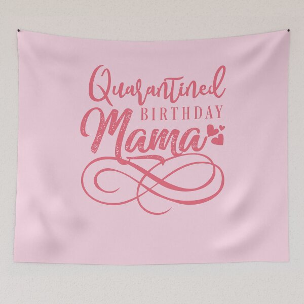 Item preview, Quarantined Birthday Mama Birthday Party T-Shirt Birthday Party Tee  designed and sold by TheBadWolf-13.