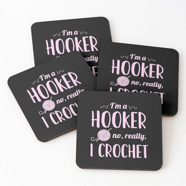 Item preview, Crocheting, Crochet - Funny Hooker Joke, Pun designed and sold by EstelleStar.