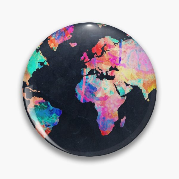 Item preview, World Map watercolor 2 designed and sold by BekimART.