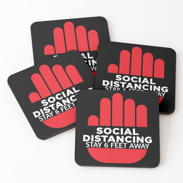 Item preview, Social Distance Hand Design Stay 6 Feet Away designed and sold by marosharaf.