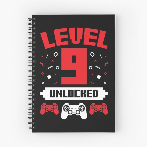 Item preview, Video Gaming Gamer 9th Birthday Present Gift Level Nine, 9, Unlocked designed and sold by EstelleStar.