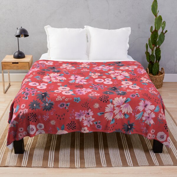 Item preview, Watercolor artistic small floral pattern - Red designed and sold by ninoladesign.