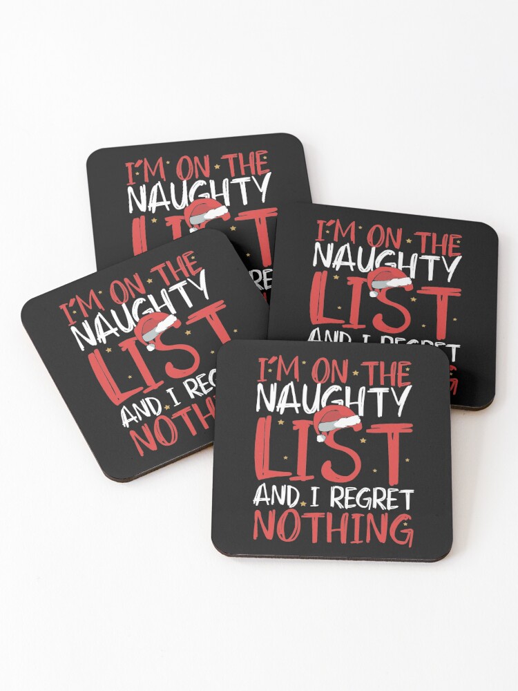 Inappropriate Xmas funny Christmas gag gifts On the naughty list