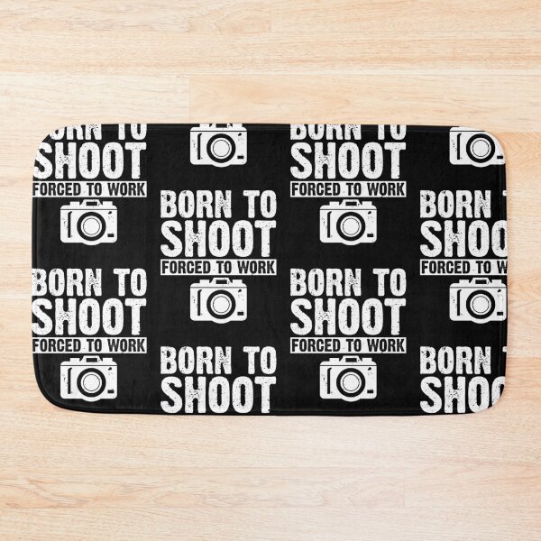 Item preview, Camera Photographer product Born to Shoot Forced to Work designed and sold by EstelleStar.