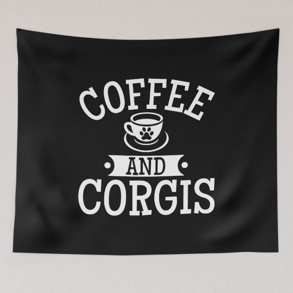 Item preview, Coffee and Corgis designed and sold by EstelleStar.