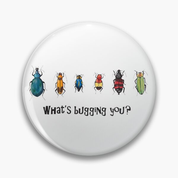 Item preview, What's bugging you - funny illustration with bugs designed and sold by kittyvdheuvel.