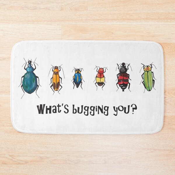 Item preview, What's bugging you - funny illustration with bugs designed and sold by kittyvdheuvel.