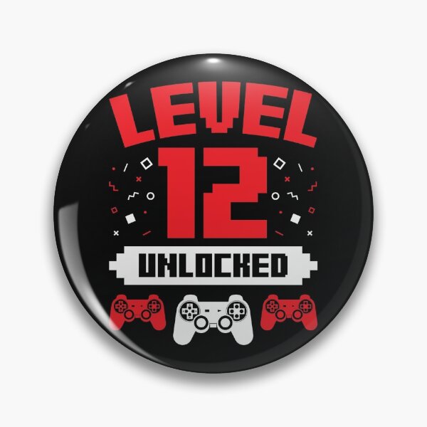 Item preview, Video Gamer Birthday Gift Level 12 Unlocked designed and sold by EstelleStar.