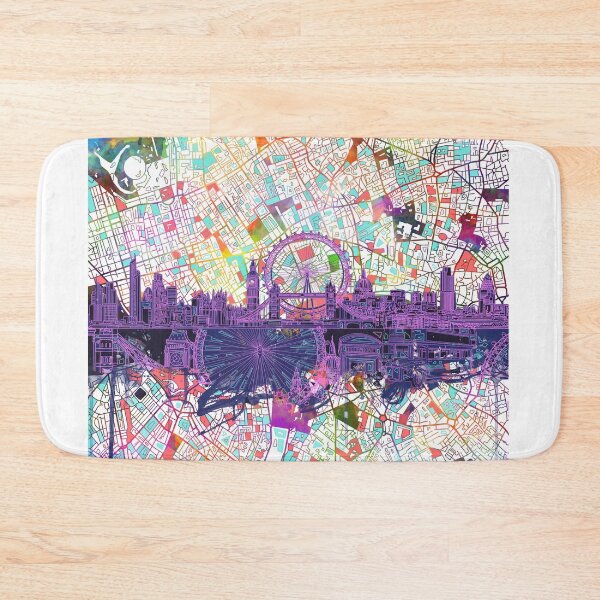 Item preview, London skyline abstract designed and sold by BekimART.