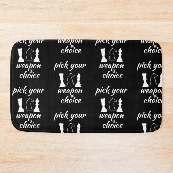 Item preview, Chess Joke Design - Pick Your Weapon of Choice designed and sold by EstelleStar.