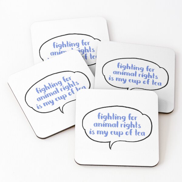 Item preview, Fighting for Animal Rights is my cup of Tea designed and sold by justsomethings.