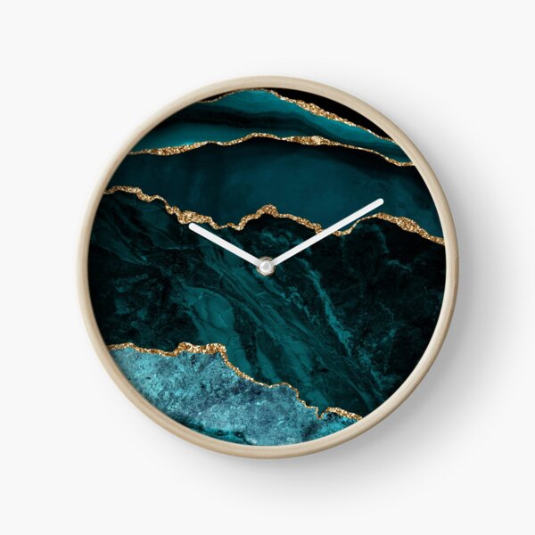Item preview, Teal and Gold Agate designed and sold by AnastasiaDesign.