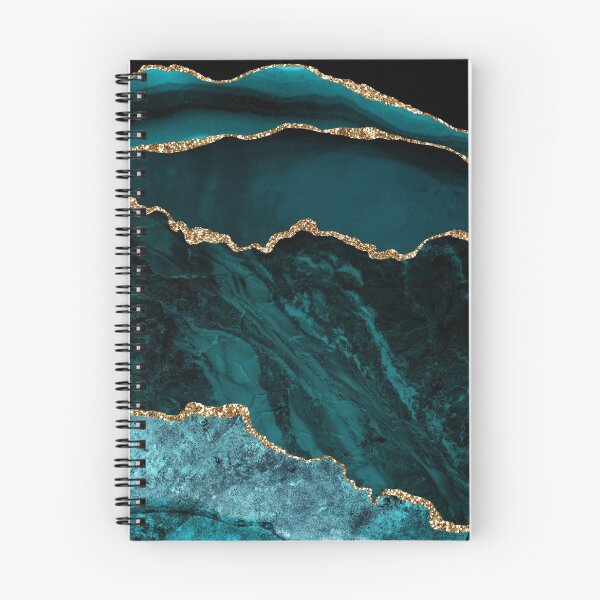 Item preview, Teal and Gold Agate designed and sold by AnastasiaDesign.