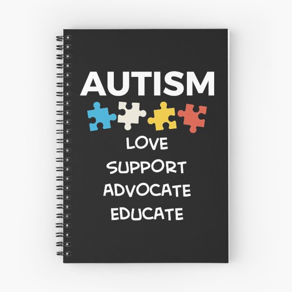 Item preview, Autism Awareness - Love, Support, Advocate, Educate - With Colorful Puzzle Pieces designed and sold by EstelleStar.