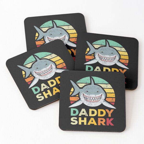 Item preview, Daddy Shark design Funny Fathers Day Gift Retro Vintage designed and sold by EstelleStar.