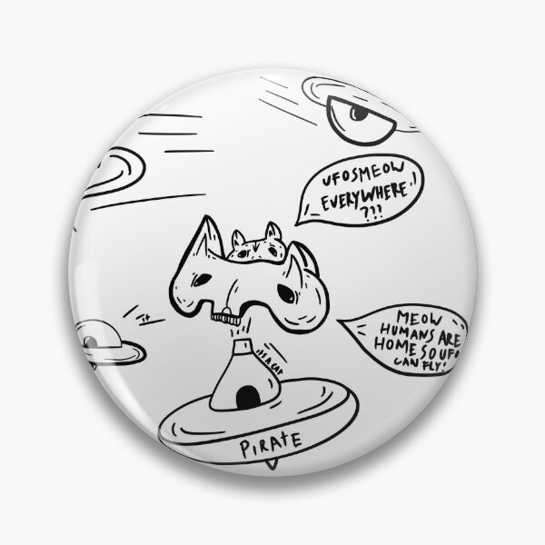 Item preview, Alien Cat Doodle designed and sold by Michiel Van Belle.